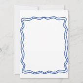 ティードルお洒落ブライダルシャワー 招待状 (裏面)