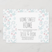 ティードードルモダンズ引っ越し祝いパーティーパーティー 招待状 (正面/裏面)