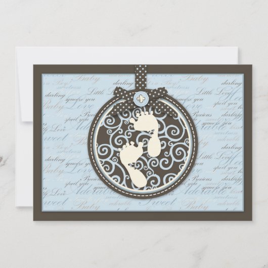 ティーニートゥーズBLU招待状カード 招待状 (正面)