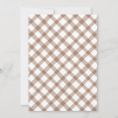 ティーニ・ワン・エスプレッソ・マティーニ・ベイビーシャワー 招待状 (裏面)