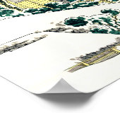 ティーハウス北斎日本のファインアート ポスター (角)