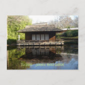 ティーハウス日本のウォーターガーデン ポストカード (正面)