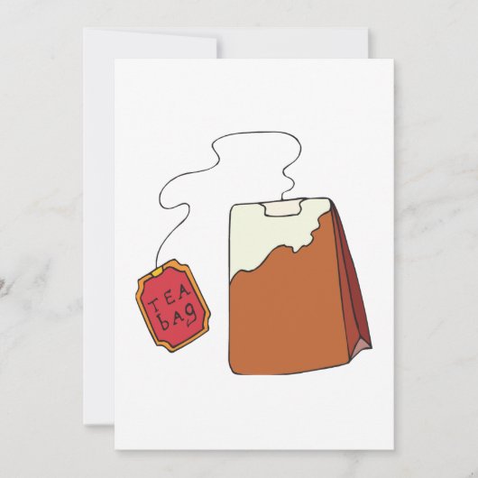 ティーバッグ 招待状 (正面)