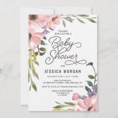 ティーバラベビーシャワー招待状ベビーシャワーカード 招待状 (正面)