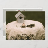 ティーパーティの招待状 招待状 (正面/裏面)