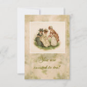 ティーパーティの招待状 招待状 (正面)