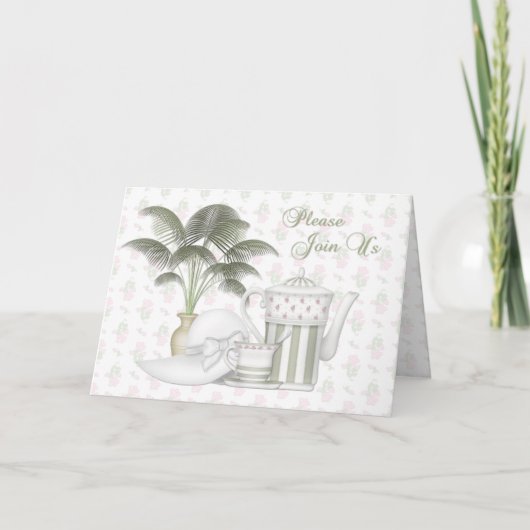 ティーパーティの招待状 招待状 (正面)