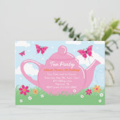 ティーパーティの招待状 招待状 (スタンド正面)