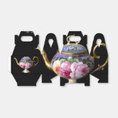 ティーパーティーお願い箱(ゲーブルボックススタイル) フェイバーボックス (折り畳みなし)