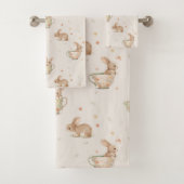 ティーパーティーかわいいパン バスタオルセット (インサイチュ)