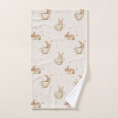 ティーパーティーかわいいパン バスタオルセット (ハンドタオル)