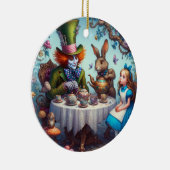 ティーパーティーとHatterオーナメント セラミックオーナメント (右)