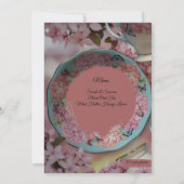 ティーパーティーのご招待 招待状 (裏面)