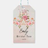 ティーパーティーのテーマ ギフトタグ (裏面)