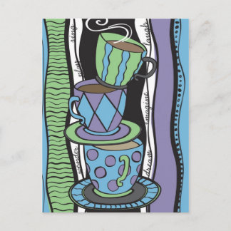 ティーパーティーのポストカード ポストカード