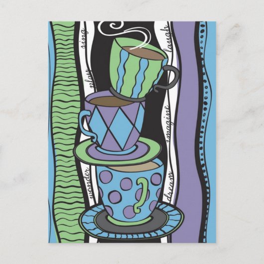 ティーパーティーのポストカード ポストカード (正面)