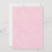 ティーパーティーをテーマにした誕生日パーティーの招待状 招待状 (裏面)