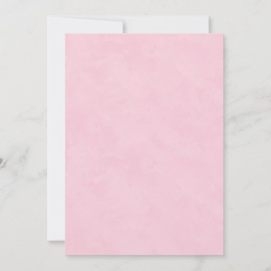 ティーパーティーをテーマにした誕生日パーティーの招待状 招待状 (裏面)