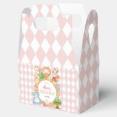 ティーパーティーアリスインオネダーランドピンクガール誕生日 フェイバーボックス (オープン)