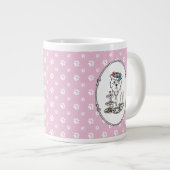 ティーパーティーウェスティーウエストハイランドホワイトテリア ジャンボコーヒーマグカップ (正面右)