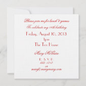 ティーパーティーカップケーキ&チェア セーブザデート (裏面)