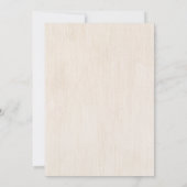 ティーパーティーガール誕生日ピンクウォーターカ素朴ラー 招待状 (裏面)