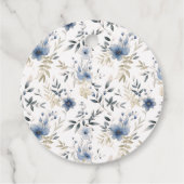 ティーパーティースタイルのブライダルシャワー フェイバータグ (裏面)