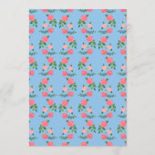 ティーパーティーバラカワイイカスタム メニュー (裏面)