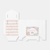 ティーパーティーパステルフローラベビーシャワー フェイバーボックス (折り畳みなし)