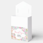 ティーパーティーパステルフローラベビーシャワー フェイバーボックス (オープン)