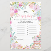 ティーパーティーパステル推測おむつバッグ (正面)