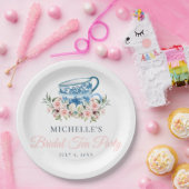 ティーパーティーブライダルシャワー ペーパープレート (パーティー)