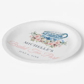 ティーパーティーブライダルシャワー ペーパープレート (アングル)