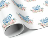 ティーパーティーブライダルシャワー ラッピングペーパー (ロールコーナー)