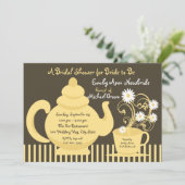ティーパーティーブライダルシャワー 招待状 (スタンド正面)