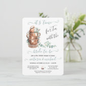 ティーパーティーブライダルシャワー 招待状 (スタンド正面)