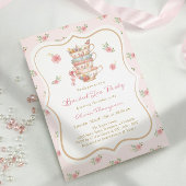 ティーパーティーブライダルシャワー 招待状