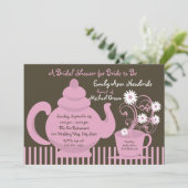 ティーパーティーブライダルシャワー 招待状 (スタンド正面)