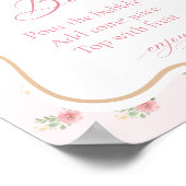 ティーパーティーベビーシャワーモモモザバー ポスター (角)