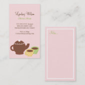 ティーパーティーママカード コーリングカード (正面/裏面)