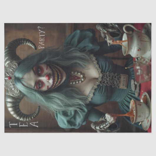 ティーパーティー怖いアリス 薄葉紙 (正面)