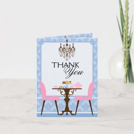 ティーパーティー感謝 サンキューカード (正面)