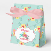 ティーパーティー誕生日 フェイバーボックス (正面サイド)