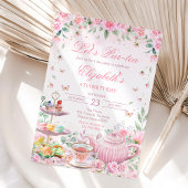 ティーパーティー誕生日 招待状