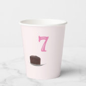 ティーパーティー誕生日 紙コップ (裏面)