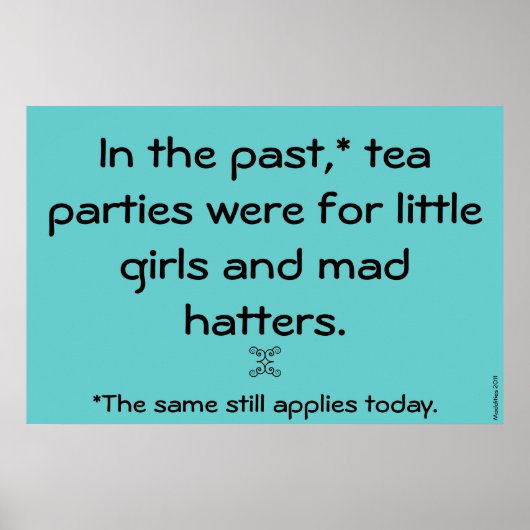 「ティーパーティー」のポスター ポスター (正面)