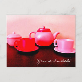 ティーパーティー インビテーションポストカード