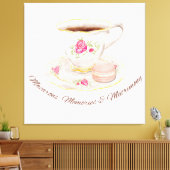 ティーパーティー エレガント ブライダルシャワー バチェロレッテ キャンバスプリント (インサイチュ (リビング))