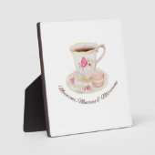 ティーパーティー エレガント ブライダルシャワー バチェロレッテ フォトプラーク (正面)