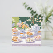 ティーパーティー | ビューティフルガーデンパーティーフローラカード (スタンド正面)